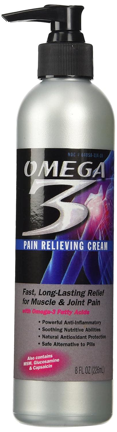 omega 3 pain relief cream